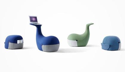 創(chuàng)意家居設(shè)計(jì)之鯨魚(yú)造型座椅