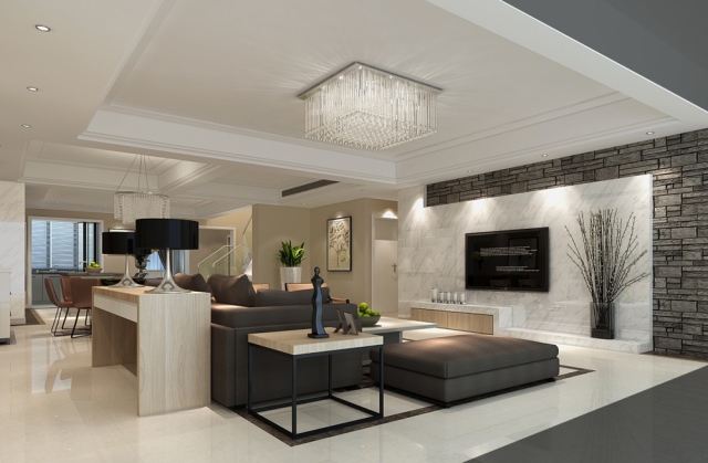 復(fù)式客廳茶幾裝修效果圖大全