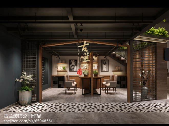 《佳云理發(fā)店》古蘭裝飾理發(fā)店設(shè)計(jì)-裝修設(shè)計(jì)效果圖-古蘭裝飾公司設(shè)計(jì)師作品-設(shè)計(jì)本